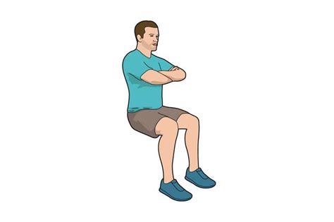 workout “7 minuten workout für einsteiger” wall sit fit for fun