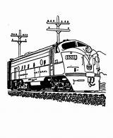 Tren Bnsf Amtrak Trenes Colouring Lápiz Coches Chulos Coloring Railroad sketch template