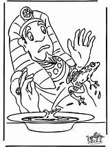 Plagues Moses Frogs Plague Egypt Coloring Pages Bible Passover Color Sheets Crafts Ten Kids Let Go Pharaoh People Egipto Para sketch template