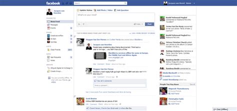 facebook redesign   layout design possibilities