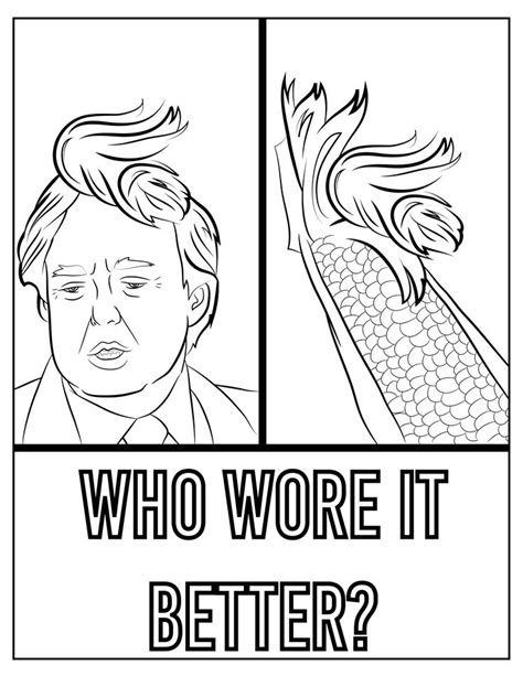 Trump Hair Meme Funny Corn Who Wore It Better Meme