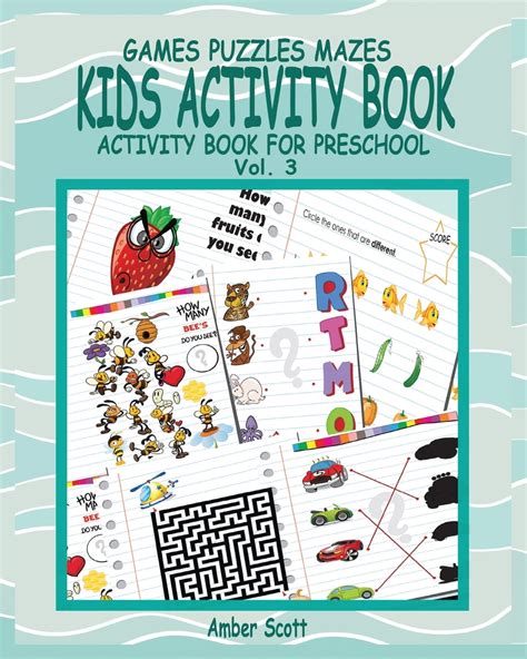 kids activity book vol  activity book  preschool walmartcom