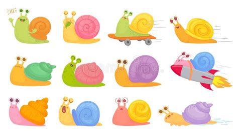 Sleeping Snail Stock Illustrations 66 Sleeping Snail