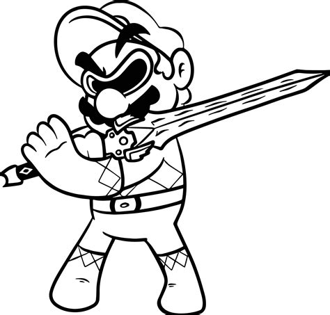flower super mario  world power  flower mario coloring pages