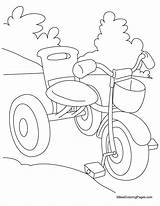 Tricycle Coloring Kids Pages Drawing Bicycle Sheets Choose Board Color Getdrawings Getcolorings Bestcoloringpages Printable Gambar sketch template