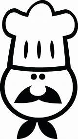 Chef Hat Clipart Outline Clip Animated Template Printable Drawing Hats Baker Chefs Cliparts Cooking Face Logo Cap Johnnys Facts Food sketch template