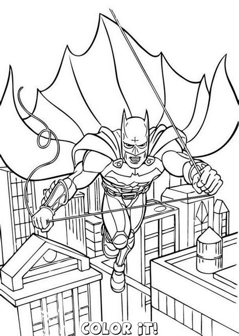batman coloring page  printable ojuselementary