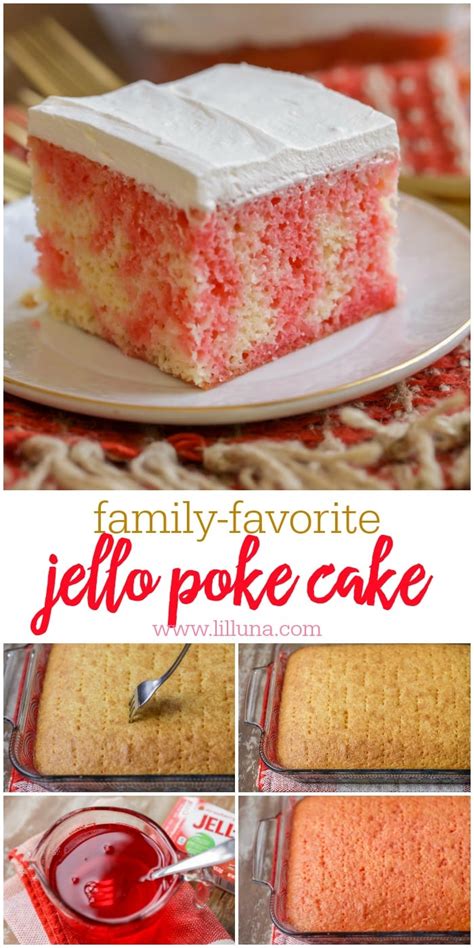 poke cake recipes  jello