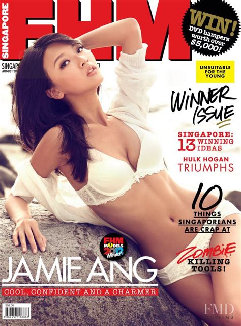 Cover Of Fhm Singapore With Jamie Ang August 2012 Id
