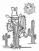 Cactus Vaquero Dibujosonline sketch template