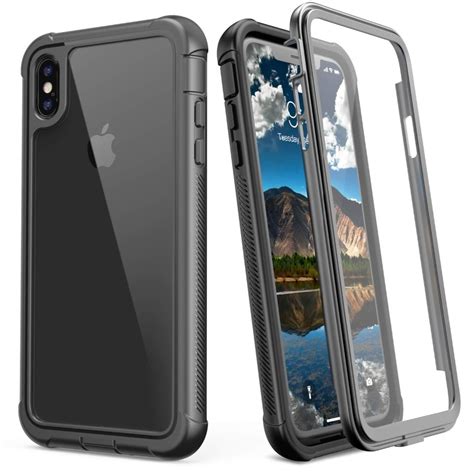 heavy duty protection  screen protector phone case  iphone  xs max xr   shockproof
