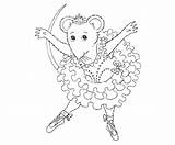 Ballet Coloring Pages Slippers Getcolorings sketch template