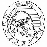 Eagle Coloring Pages Bald Head Eagles Printable Adults Color Kids Philadelphia Getcolorings Print Cool2bkids sketch template