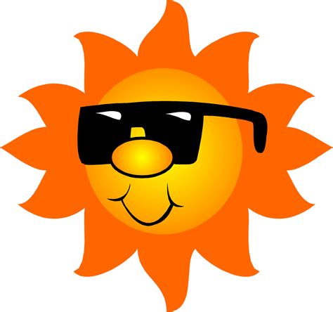 sun wearing sunglasses  clip art sun  sunglasses transparent