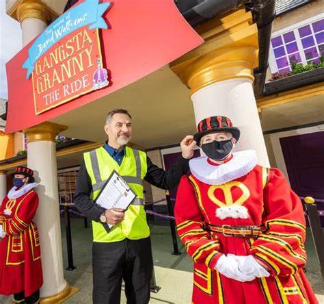alton towers new gangsta granny ride opened by david walliams travel