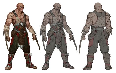 Baraka Concept Art Mortal Kombat 11 Art Gallery Character Poses Game