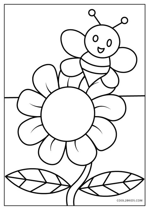printable spring coloring pages  kids printable flower