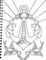Anchor Tattoo Tattoos sketch template