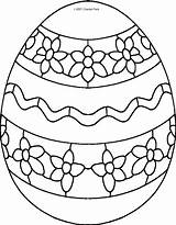 Easter Egg Template Drawing Coloring Pages Getdrawings sketch template