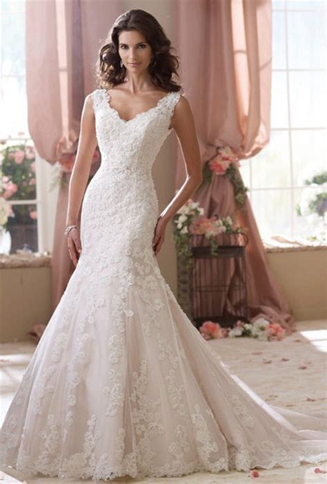 lacey mermaid wedding gowns for your second time around