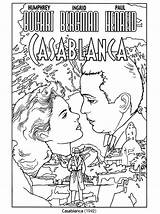 Coloring Pages Color Dover Movie Poster Classic Book Casablanca Sheets Colouring Adults Adult Posters Publications Kids Printable Board Own Choose sketch template