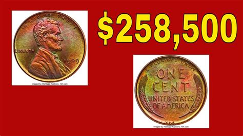 super rare wheat penny sold   rare pennies coin  youtube