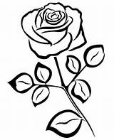Rose Tattoo Coloring Pages Tattoos Printable Simple Flower Topcoloringpages sketch template