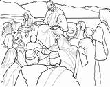 Sermon Lds Ausmalbilder Beatitudes Ostern Preaching Ausdrucken Tablet Talking Temple Deseret sketch template