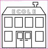 Coloriage Dessin école Colorier Ecole Imprimer Dessins Tableau Ecoles Coloriages Des Pour Sylvain sketch template