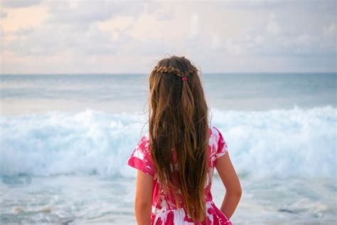 Gambar Pantai Laut Pasir Lautan Orang Gadis Wanita Sinar