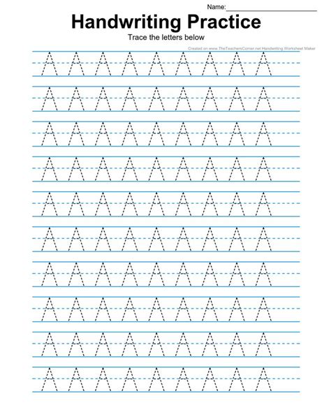 tracing letter  worksheet  image handwriting practice