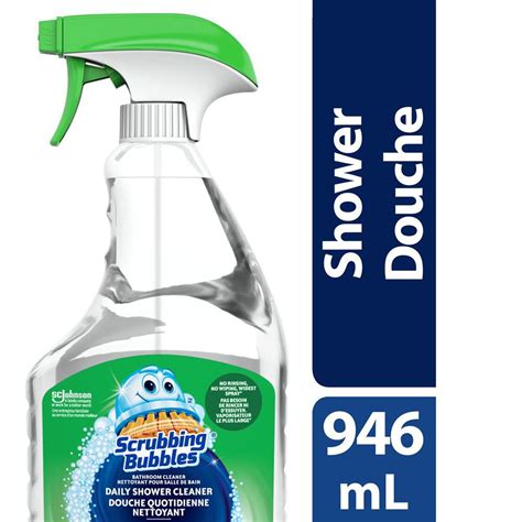 daily shower cleaner spray scrubbing bubbles ml delivery cornershop  uber canada