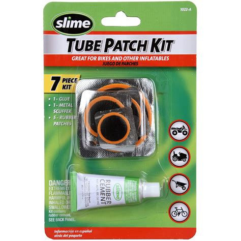 slime tube tire patch kit  piece