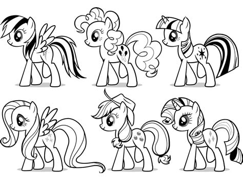 ponyville coloring pages