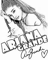 Coloring Pages Ariana Grande Perry Katy Outline Printable Celebrities Drawing Sheet Colouring Print Drawings Arianagrande Adult Book Color Sheets Kolorowanki sketch template