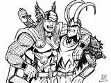 Loki Coloring Pages Thor Color Printable Getcolorings Cosplay Colorings Drawings Did 768px 14kb 1024 sketch template