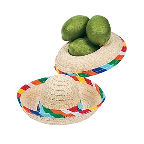 Mini Sombrero Hats Mexican Party Decor Tabletop Party Supplies 12