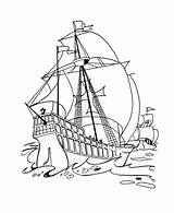 Schiffe Printables Ship Kolumbus Christoph Lipca sketch template