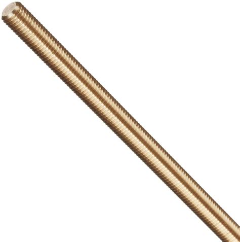 brass fully threaded rod   thread size  length  hand