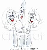 Silverware Clipart Happy Illustration Yayayoyo Royalty Vector 2021 Colouring Pages Clipground sketch template