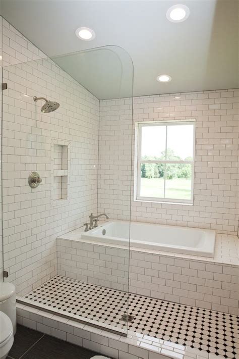 architektur begehbare dusche mit badewanne stilvollen badewannen