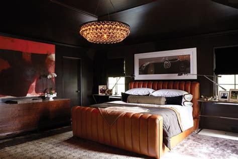 masculine master bedroom bed pinterest