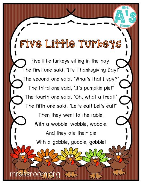 thanksgiving poems  preschool   room thanksgiving