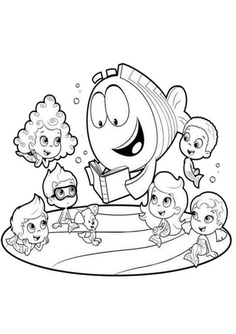 easy  print bubble guppies coloring pages tulamama