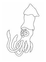 Coloring Squid Colossal sketch template