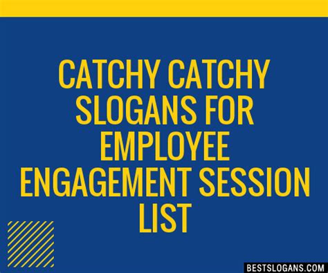 catchy  employee engagement session slogans  generator phrases taglines