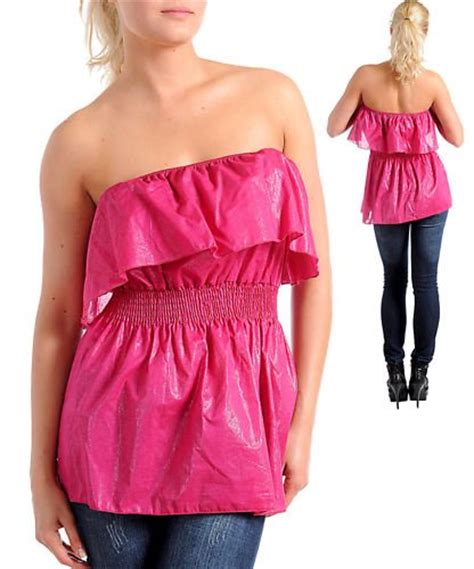 sexy shiny wet pink diamond off shoulder top blouse 3x club beach cover