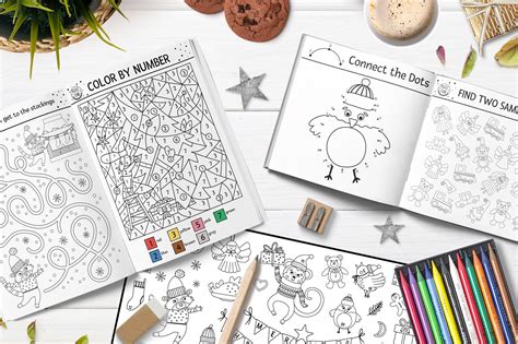 merry christmas coloring games  educational design bundles