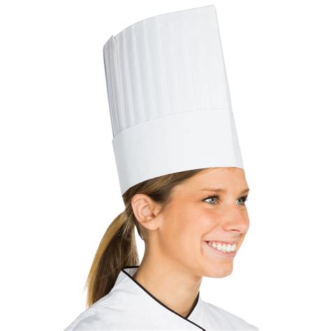 chef revival dch  pleated euro style paper chef hat pack