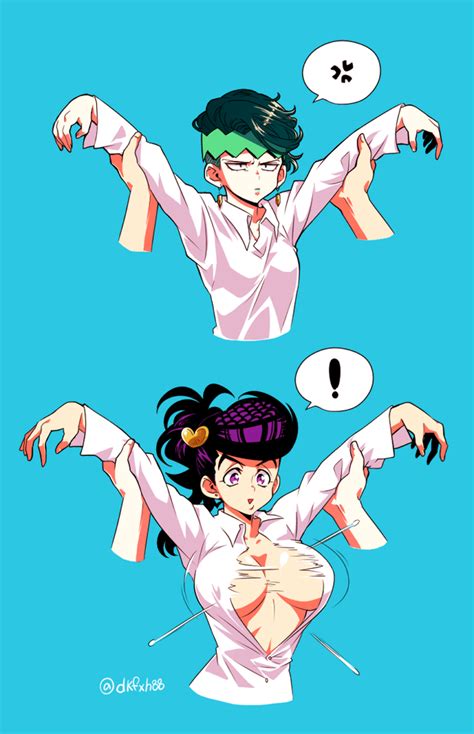 josuke and rohan in chest wars rule 63 know your meme